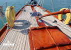 Aft deck view from cockpit