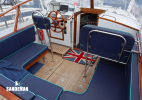 Cockpit view forward to port