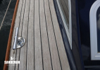 Starboard side deck view aft