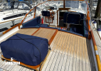 View forward over aft cabin trunk