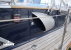 Starboard side deck view aft