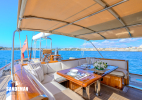 Deck dining view aft