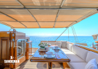 Deck dining view to starboard