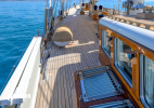 Port side deck view forward
