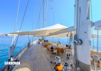 Main mast view forward