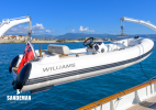 Williams 435 Sportjet tender launching