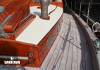 Port side deck view aft