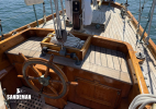 Cockpit view aft