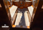 Cockpit view aft from doghouse