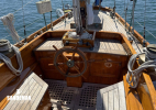 Cockpit view aft