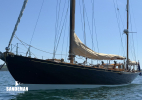 Moored port bow