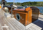 Forward ex companionway view forward
