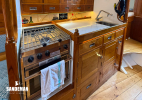 Galley to starboard