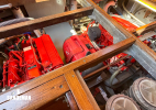 Engine space view aft