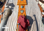 Foredeck view aft