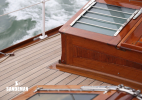 Foredeck view aft