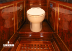 Forward WC/ shower compartment