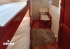 Starboard aft twin bunk cabin