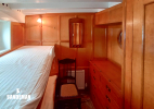 'No 3' twin bunks cabin to port