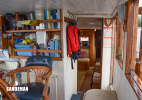 Wheelhouse view aft to lobby and saloon