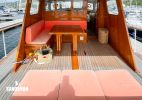 Aft deck seating view forward