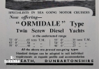 In Silver Ormidale ad 1953