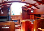 View aft to companionway