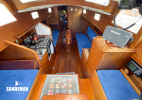 Accommodation view forward from companionway