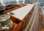 Starboard side deck view forward