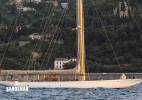 Abeam at anchor [Photo: James Robinson Taylor]