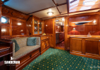 Saloon view forward to port [Photo: James Robinson Taylor]