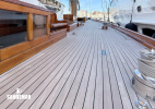 Starboard side deck view forward