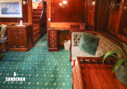 Saloon view aft to accommodation