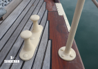 Mooring bollard cleat