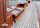 View forward from starboard side deck