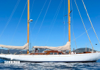 Abeam at anchor