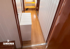 View aft from forward double guest cabin