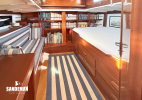 Owner en-suite double cabin view aft