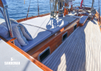 Port aft side deck view aft