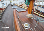 View forward from aft of mast