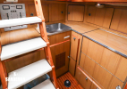 Galley to port aft