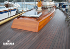 View aft over trunk cabin