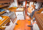 Accommodation view forward from companionway