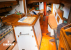 View forward from galley