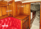 Port sideboard and forward to fo'c'sle