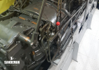 Port engine view forward