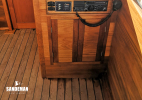 Wheelhouse starboard forward chart table