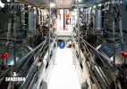 Engine room view forward