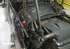 Starboard engine view forward