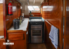 Galley to starboard
